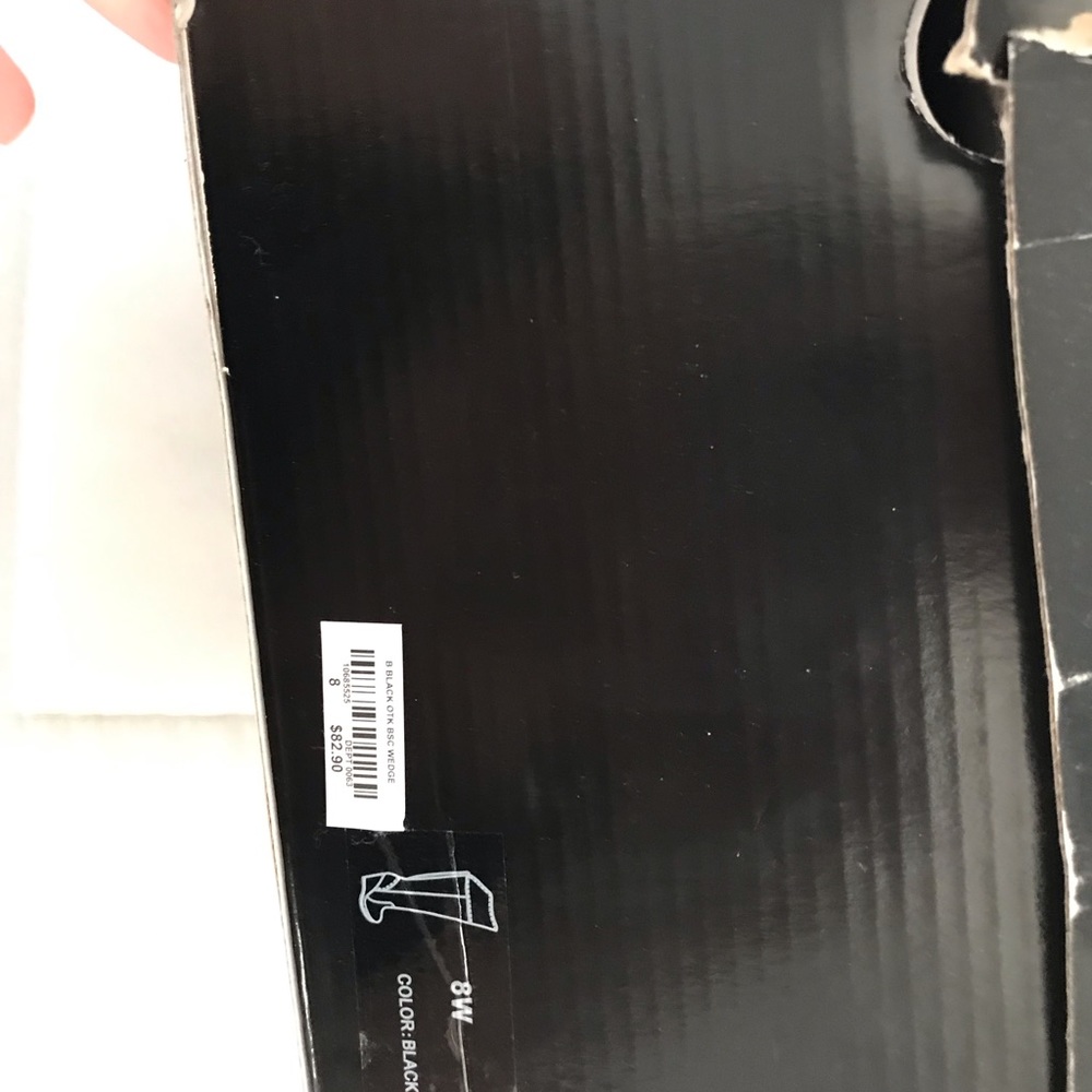 Black Wedge Boot - Picture 4 of 4